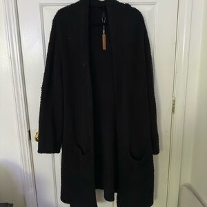 SKIMS Black Cozy Robe Intimates & Sleepwear